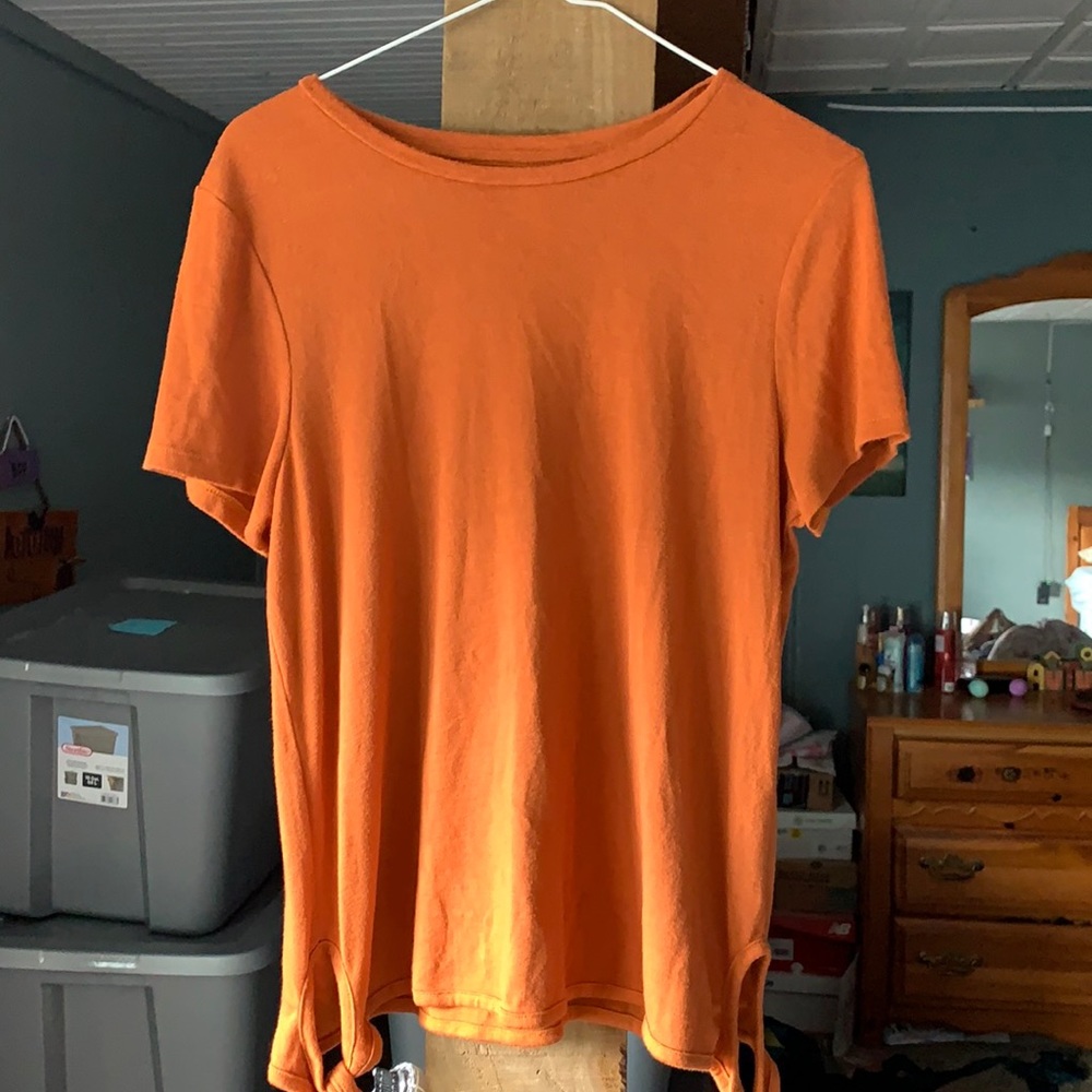 Orange Short Sleeved Shirt